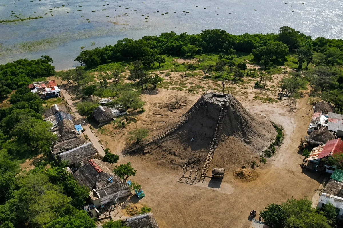 Volcán del Lodo cerca de Cartagena